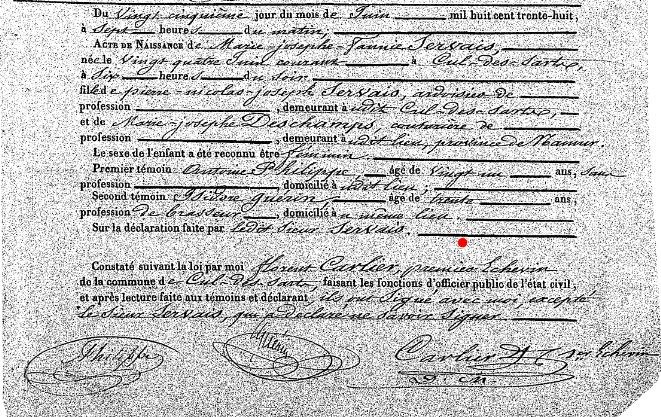Servais Marie Josephe France