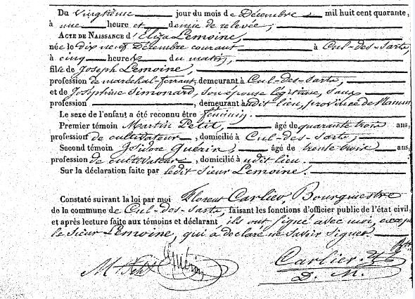 Lemoine Eliza