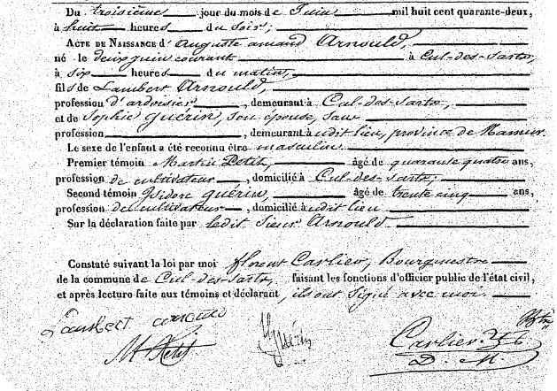 Arnould Auguste Amand