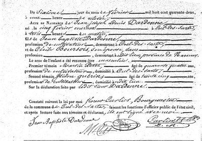 Dardenne Jean Joseph Adonis