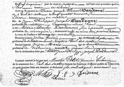 Dardenne Pierre Joseph Félicien