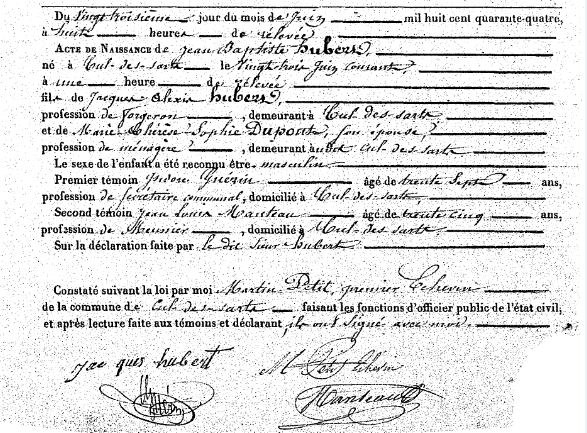Hubert Jean Baptiste