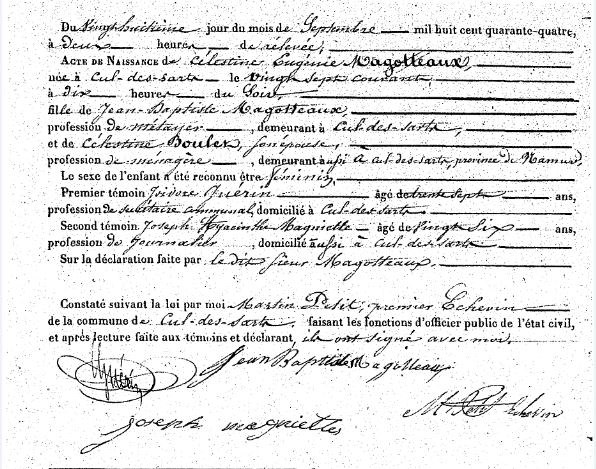Magotteaux Célestine Eugénie