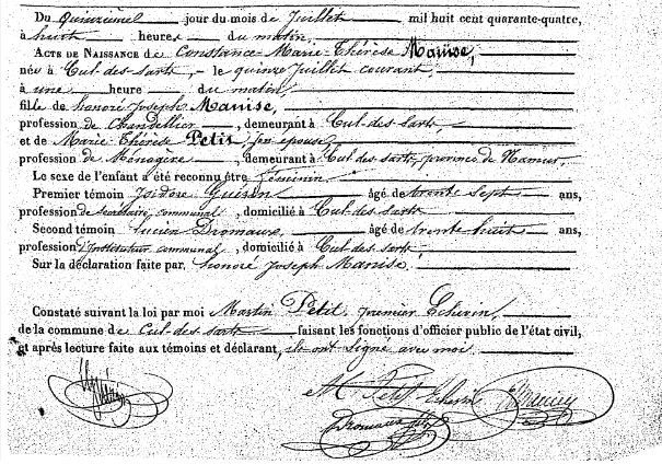Manise Constance Marie-Thérèse