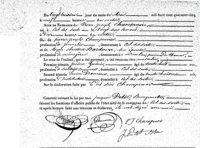 Champenois Pierre Joseph