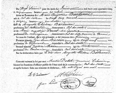 Dardenne Marie Augustine