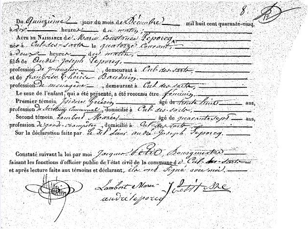 Leporcq Marie Constance