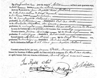 Collard Jean Baptiste Désiré