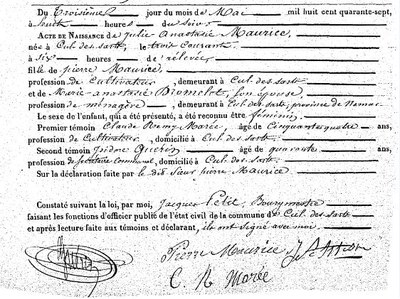 Maurice Julie Anastasie