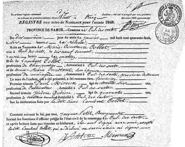 Collet Marie Constance