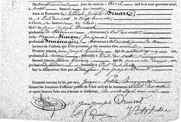 Druart Théodule Joseph