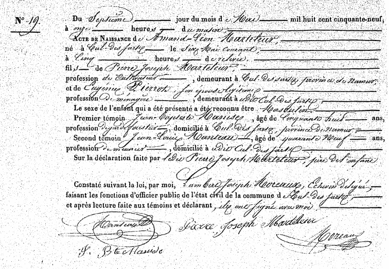 Marteleur Amand Léon