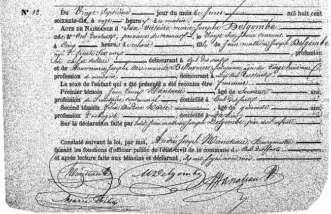 Delgombe Ida-Victoire-Marie-Josephe