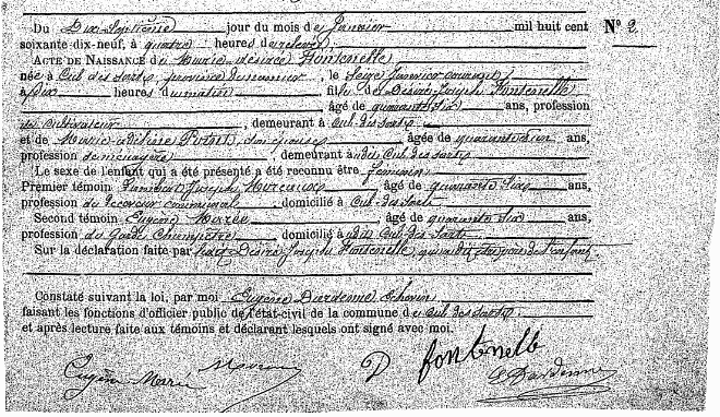 Fontenelle Marie-Désirée