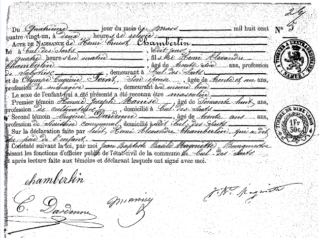 Chamberlin Henri-Ernest