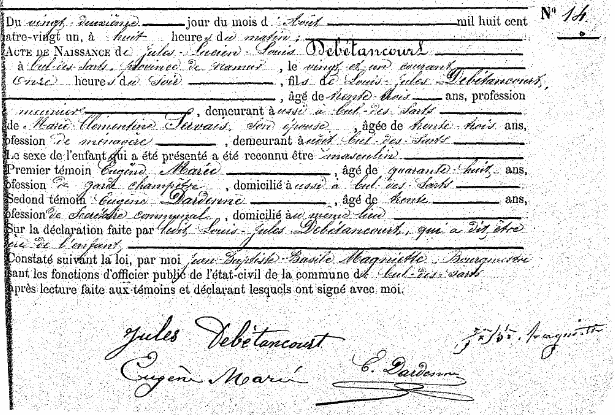 Debétancourt Jules-Lucien-Louis