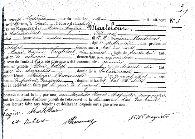 Marteleur Marie-Eugénie