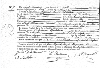 Debétancourt Cyprien-Émile