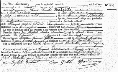 Bataille Louis-Émile