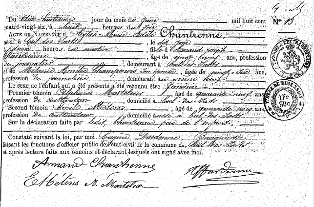 Chantrenne Aglaë-Marie-Adèle