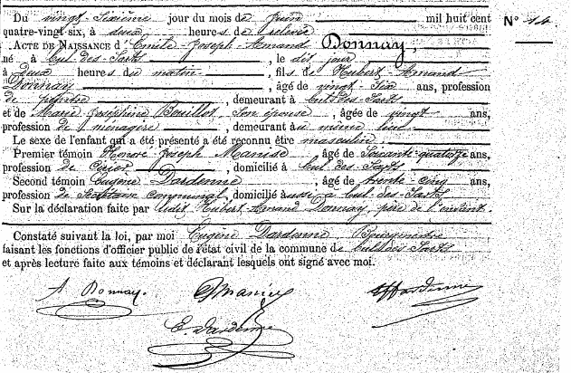 Donnay Émile-Joseph-Amand