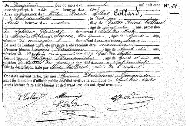 Collard Victor-Désiré-Albert