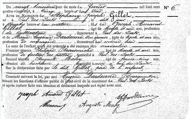 Gillet Stépahny-Joseph