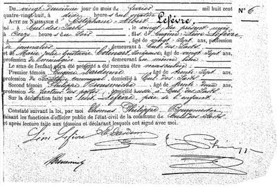 Lefèvre Estéphane-Albert