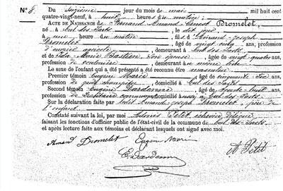 Dromelet Fernand-Amand-Ernest