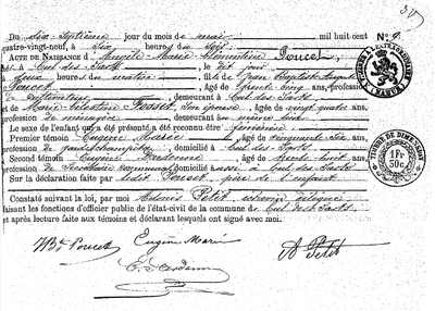 Poucet Angèle-Marie-Clémentine