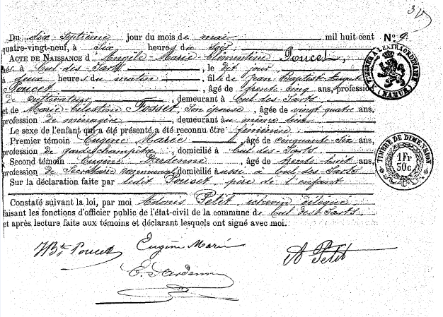Poucet Angèle-Marie-Clémentine