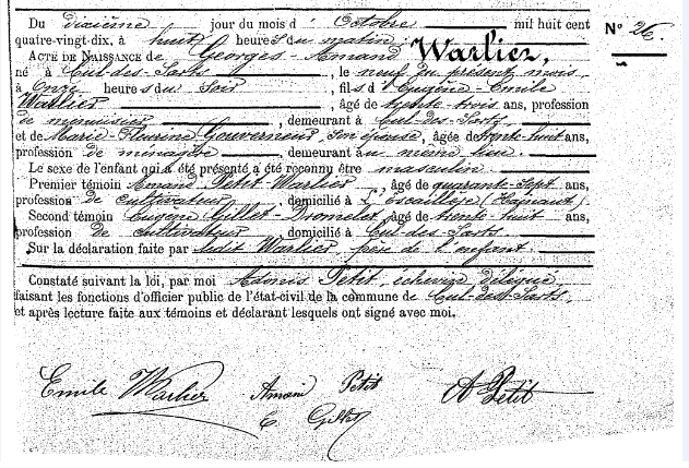 Warlier Georges-Amand