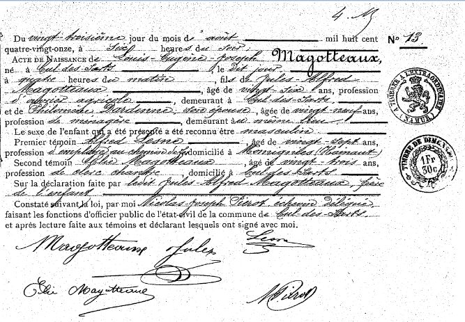 Magotteaux Louis-Eugène-Joseph