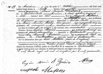 Métens Louis-Joseph
