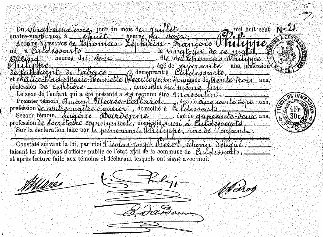Philippe Tomas-Zéphirin-François