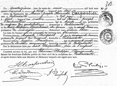 Carpentier Marie-Joseph-Henriette