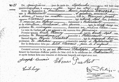 Servais Émilienne-Marie-Joséphine