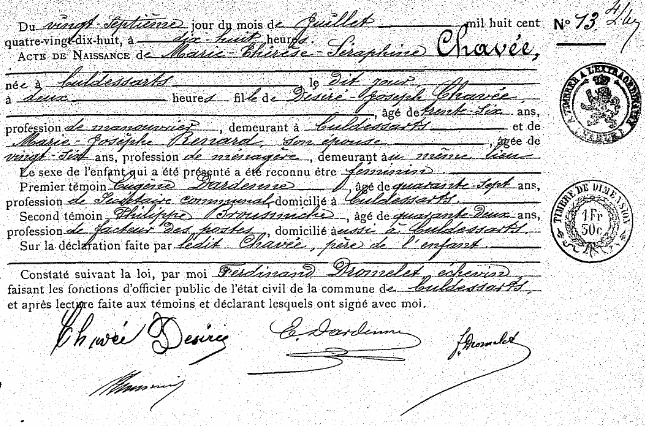 Chavée Marie-Thérèse-Séraphine
