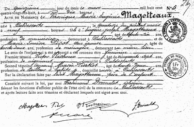 Magotteaux Véronique-Marie-Eugénie
