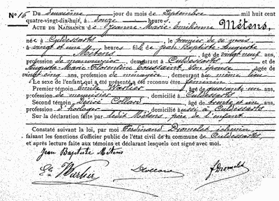 Métens Jeanne-Marie-Émilienne