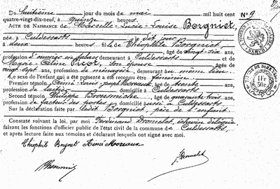 Borgniet Marcelle-Lucie-Louise