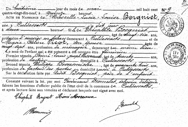 Borgniet Marcelle-Lucie-Louise