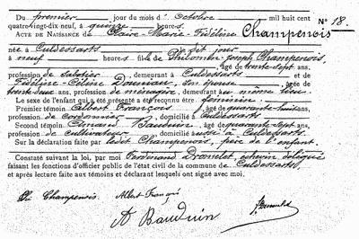 Champenois Claire-Marie-Fidélina