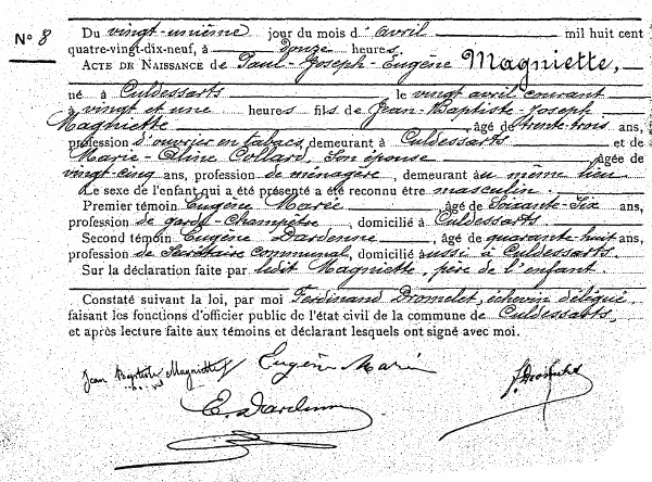 Magniette Paul-Joseph-Eugène