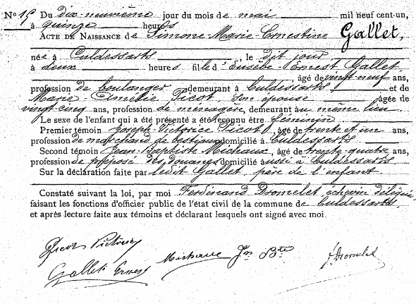 Gallet Simone-Marie-Ernestine