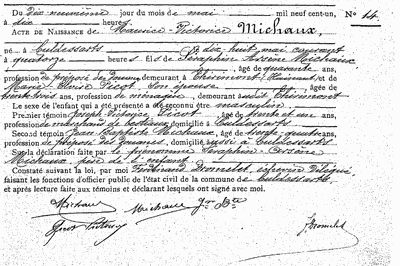 Michaux Maurice-Victorice
