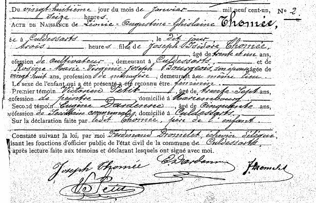 Thomée Léonie-Augustine-Ghislaine