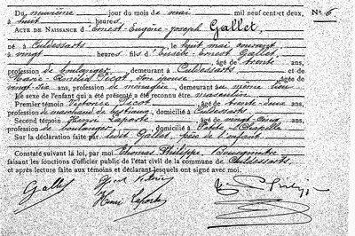 Gallet Ernest-Eugène-Joseph