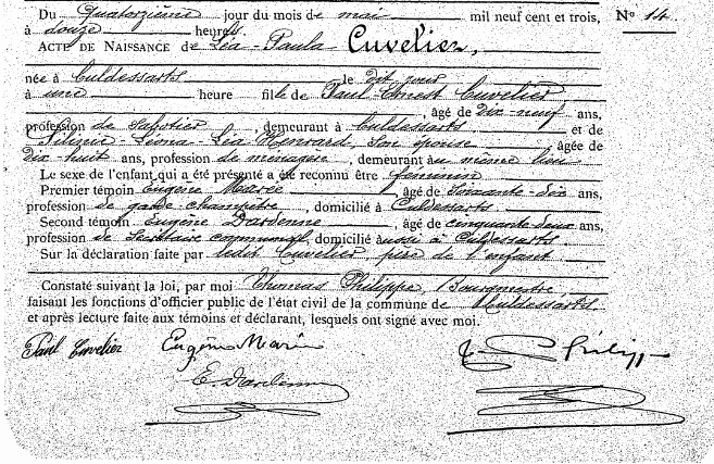 Cuvelier Léa-Paula