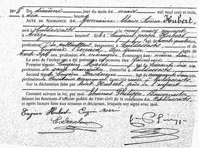 Hubert Germaine-Claire-Anna